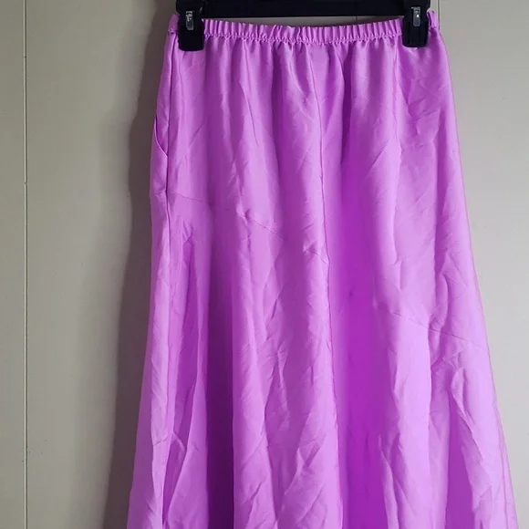 Women's Maxi A Line Slip Skirt A New Day Violet XS - Picture 6 of 7